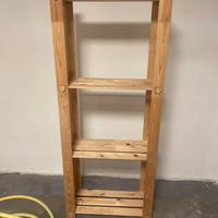 Scafallatura in legno misure in foto