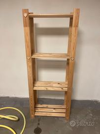 Scafallatura in legno misure in foto