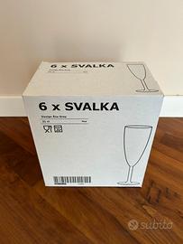 set 6 calici dolce Ikea