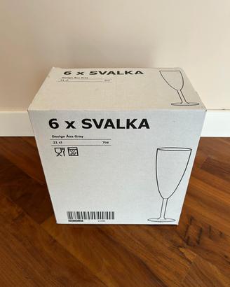 set 6 calici dolce Ikea