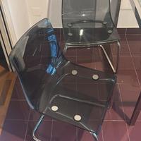 Sedie ikea trasparenti