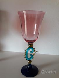 BICCHIERI VETRO MURANO 