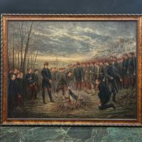 Antico Dipinto Drammatico