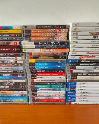 Lotto Giochi Retro e Next-Gen: PS3, Wii, PSP, PS4