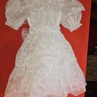 Abito Cerimonia bianco Bambina Made in Italy