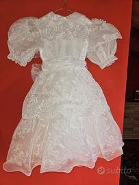 Abito Cerimonia bianco Bambina Made in Italy