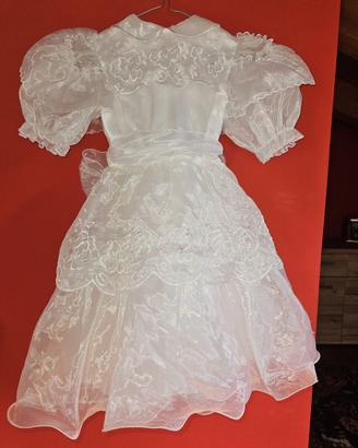 Abito Cerimonia bianco Bambina Made in Italy