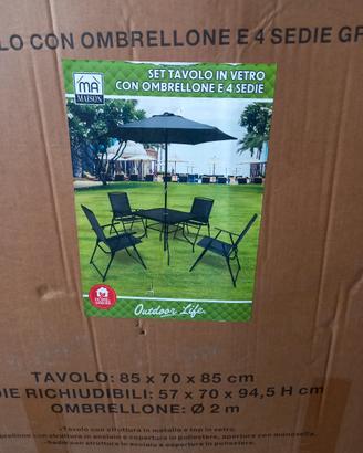 set da giardino nuovo 