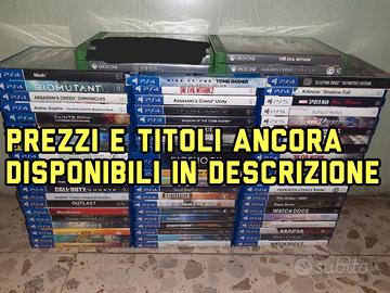 Giochi per Playstation 4, Playstation 5 e XBOX ONE