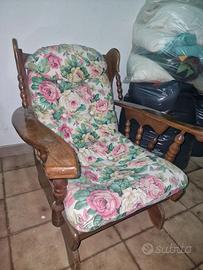 poltrone a dondolo vintage