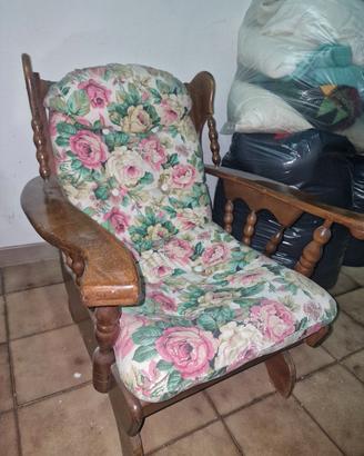 poltrone a dondolo vintage