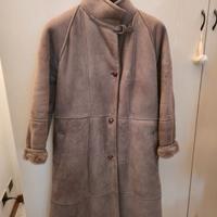 Cappotto di pelle di Antilope e pelliccia