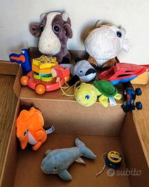Scatola con tanti giochi per bimbi