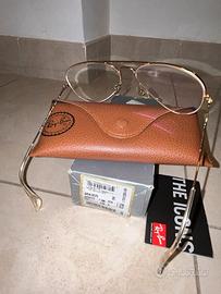 Rayban aviator dorati Abbigliamento e Accessori In vendita a Roma