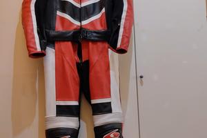 Tuta moto in pelle Spyke  divisibile Tg.52