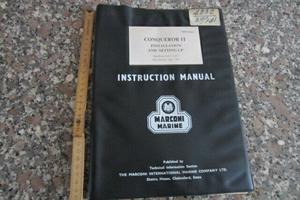 Istruzioni trasmettitore Marconi Marine Conqueror