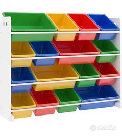 Mobiletto porta giocattoli 