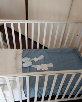 Lettino Pali bimbo, materasso e paracolpi Picci
