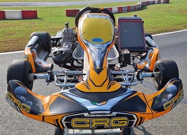 GO KART COMPLETO TELAIO CRG MOTORE 125CC AE