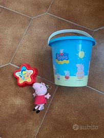 Secchiello per spiaggia Peppa pig e formina