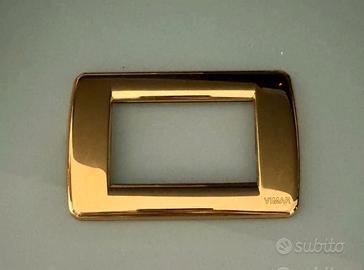 Placche Vimar in metallo color oro