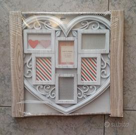 Cornice portafoto a forma di cuore