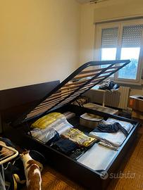 letto matrimoniale contenitore
