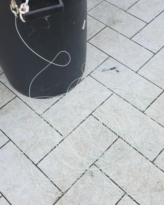 Lenza per pesca tonno a mano