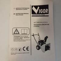 Spazzaneve Vigor turbina 