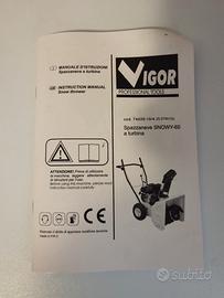 Spazzaneve Vigor turbina 