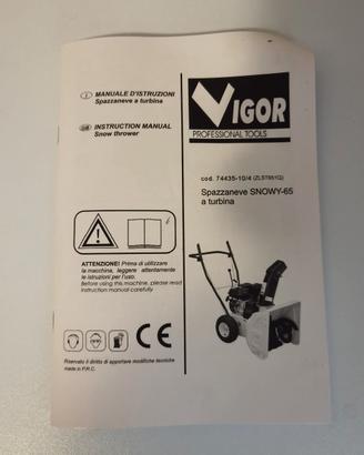 Spazzaneve Vigor turbina