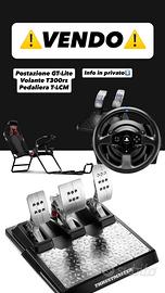 Postazione SIM Racing GT-LITE T-LCM T300RS