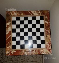 Scacchiera artigianale in marmo