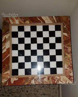 Scacchiera artigianale in marmo