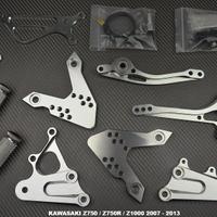 Pedane arretrate KAWASAKI Z 750 / Z1000 2007 2013