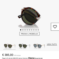 Occhiali da sole Persol nuovi mai usati