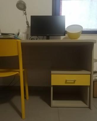 Scrivania con cassettiera COLOMBINI