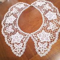 Collo in pizzo macramè