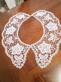 Collo in pizzo macramè