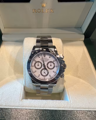 Rolex daytona 116520 bianco 2005 full like new