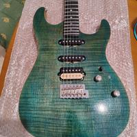 Chitarra superstrat liuteria Calax
