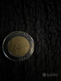 500 lire 1987 con errore di conio