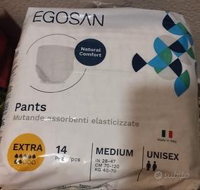 mutande assorbenti elasticizzate 