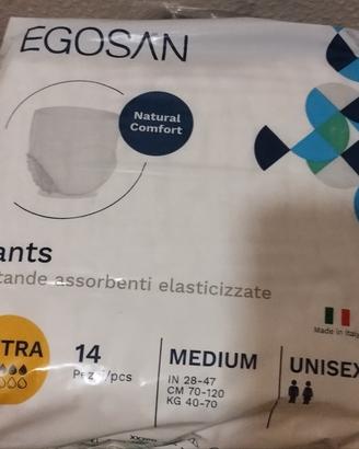 mutande assorbenti elasticizzate 