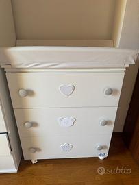 Caseteria con bagnetto a cambio panolino