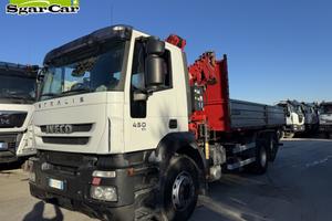 Iveco Stralis 450 gru Ferrari 719 4 sfili ribaltab