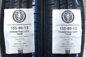 2 GOMME 155 80 13 POWERTRAC A75974