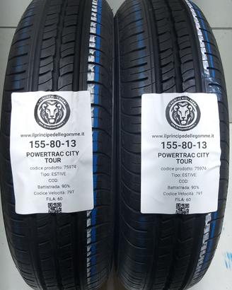 2 GOMME 155 80 13 POWERTRAC A75974