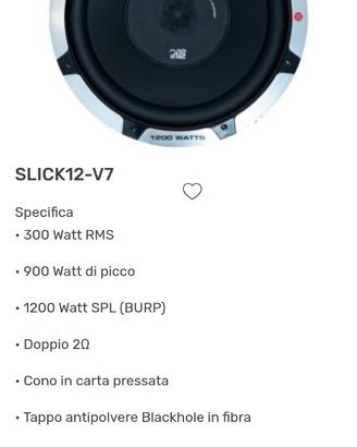 Subwoofer vibe da 30 cm