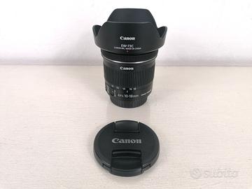 Obiettivo Ultragrandangolare Canon 10-18 STM ottim